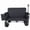Black + Steel, variant on YINGYUE Patented 3-in-1 Folding Utility Wagon Cart with Convertible Bench Seat Storage, 500 LBS Heavy Duty 180L All-Terrain Wheels Includes Ice Pack for Camping Beach Garden Sports Purple