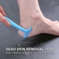 thumbnail image 4 of 2 - Pack Portable Plastic Pedicure Scraper Set, Blue Foot Care Tool for Heel Callus & Dead Skin Removal, Instantly Smooth Rough Feet, Essential Skin Care Accessory, 4 of 7