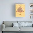 thumbnail image 2 of Canvas Wall Art - Christine Rotolo 'Party Time Desserts 4' Wall Art for Living Room, Bedroom, or Office Décor by Trademark Fine Art - 14 x 19 Inches, 2 of 4