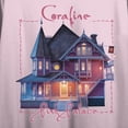 thumbnail image 6 of Coraline The Pink Palace Women’s Pink Cropped Tee-XL, 6 of 7