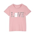 thumbnail image 1 of Robe à Manches Courtes Chemise à Manches Courtes Tout-Petits Enfants Garçons Filles T-Shirt Imprimé Baseball Mode Mignon Col Rond Imprimé Haut à Manches Courtes Chemise de Baseball Garçons Hauts à Manches Courtes, 1 of 5