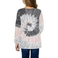 thumbnail image 2 of LNMQLPDBS Black Top for Girls Cute Graphic Tees Preppy Tops Red Long Sleeve Shirt Toddler Girl Thanksgiving Shirt Girls Shirts Size 10-12 4-5t Girls, 10-11 Years, 2 of 8