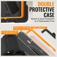 thumbnail image 6 of Case for Samsung Galaxy Tab A11+ 11 inch, 360 Degree Rotating Hand Grip Shockproof Cover with Shoulder Strap, Black, 6 of 7