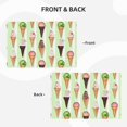 thumbnail image 3 of Placemats Set Of 4 / 6, Summer Ice Cream Green Placemats For Dining Table Indoor/Outdoors Heat Resistant Washable Placemats 18" X 12", 3 of 8