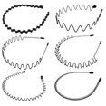 thumbnail image 1 of 6 Pcs Metal Hair Band Men Metal Hairband Color Hair Hoop Shower Head Wrap Mens Hair Clips Cosmetic Headband, 1 of 2