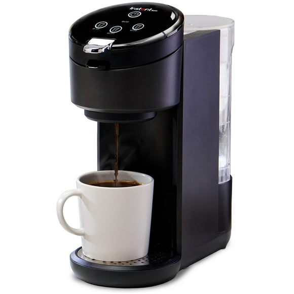 Instant Solo Cafetière à Portion Individuelle, des Créateurs de Instant Pot, Compatible avec Dosettes K-Cup, Inclut un Réglage Audacieux et un Réservoir d'Eau de 40oz, Infusez de 8 à 12oz, Noir
