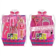 Megatoys Princess or Cheerleader Pink Easter Basket, 6 Piece
