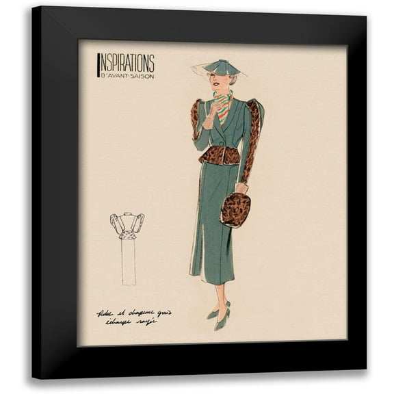 Berman, Susan 12x14 Black Modern Framed Museum Art Print Titled - Inspirations III