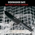 thumbnail image 4 of NULAS Knife Set, 14Piece Knife Sets for Kitchen with Block, Dishwasher Safe, Built in Sharpener Block, Glossy Black, 4 of 7