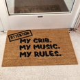 thumbnail image 4 of Clearance Warehouse Funny Doormat Welcome Decor Doormat Thick Doormat Non-Slip Entrance Door Rugs Natural Door Mat - Easy to Clean for Outside Entry, Garage, Patio, High Traffic Area 16x24IN, 4 of 4