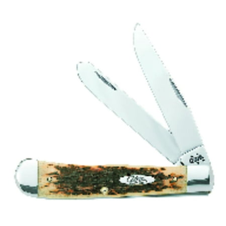 UPC: 0021205001647 | Case Peach Seed Jig Amber Bone Trapper 00164