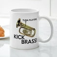 thumbnail image 3 of CafePress - Tuba Players Kick Brass Mug - 11 oz Ceramic Mug - Novelty Coffee Tea Cup, 3 of 4