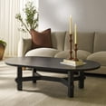 thumbnail image 2 of Safavieh Tabytha Elm Wood Coffee Table in Black, 2 of 9