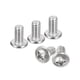 thumbnail image 1 of 1/4-20x1/2" Tornillos Máquina Cabeza Plana, Acero Inoxidable 304 , Tornillo 18-8, Accionamiento Phillips, Completamente Roscado, Acabado Brillante, Paquete de 20., 1 of 5