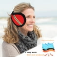 thumbnail image 3 of Miangastore Round Earmuff Red Fluff 1Set 6.3x6.3in, 3 of 8