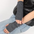 thumbnail image 4 of UJNDER Wrist Fingerless Gloves with Thumb Hole Unisex Warm for Autumn Winter E One Size, 4 of 9