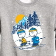 thumbnail image 3 of Peanuts - Charlie Brown And Linus Skiing - Toddler And Youth Crewneck Fleece Sweatshirt, 3 of 6