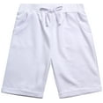 thumbnail image 5 of Real Love Girls' Active Shorts - 4 Pack French Terry Bermuda Shorts (Sizes: 7-16), 5 of 6