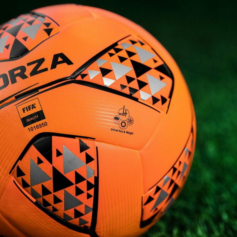 FORZA Icon Soccer Ball – FIFA Quality Certified Match Ball, Sizes 3, 4, 5 – Premium Hybrid Construction with 3D Textured Surface for Enhanced Performance