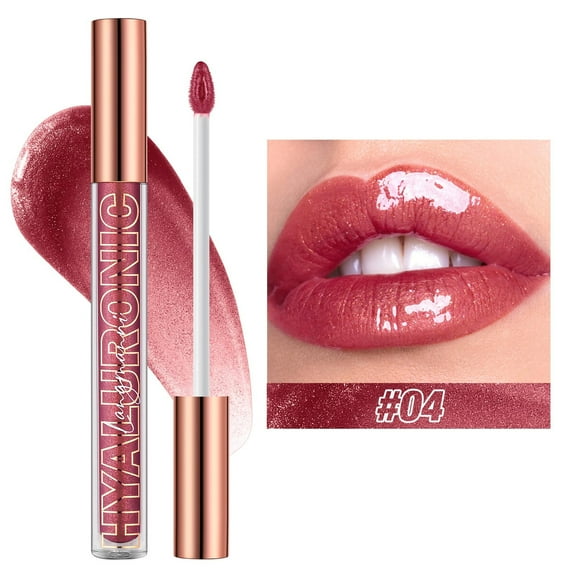 Lip Gloss Moisturizing Lip Gloss Long-Lasting Hydrating Lip Gloss Non-Sticky Smooth Texture Full Shine Liquid Lip Gloss
