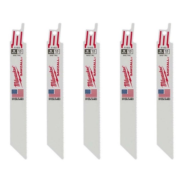 Seguetas Metal 6 X 14 D Para Sierra Sable Milwaukee 48005182 Milwaukee 48005182