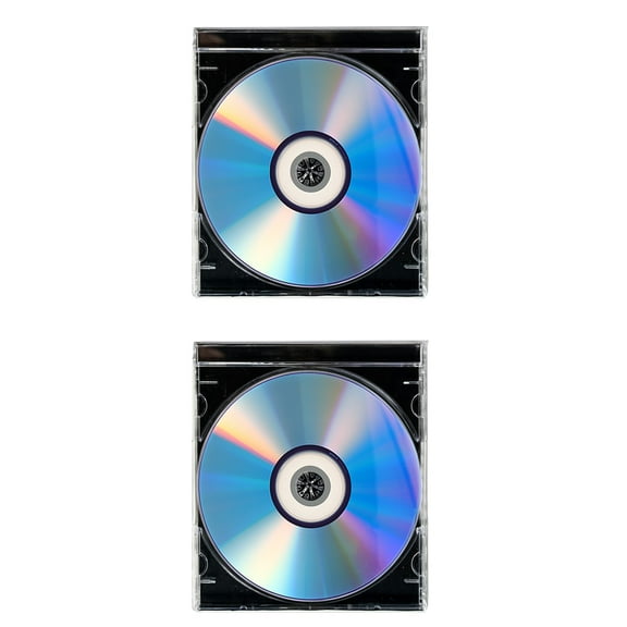 ELAYARD 2Sets Audio Recordable Cds Assorted Colors High Capacity Blank Discs for Music and Data Storage