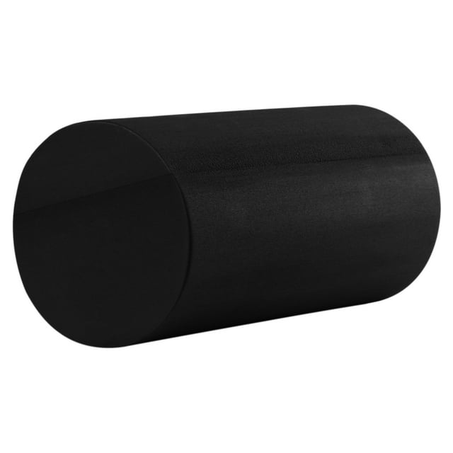 Graflsoa Rouleau en Mousse EVA Haute Densité pour la Récupération Musculaire, le Yoga et la Mise en Forme - Noir, 15x30 cm