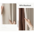 thumbnail image 1 of Cortinas para ventana de sala de estar de 310cm de altura, cortinas opacas para dormitorio, cortina oscura, tratamiento de ventana con aislamiento térmico, 90-95%, 1 of 4