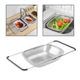thumbnail image 4 of GROWTH TANK Expandable Stainless Steel Colander/strainer Kitchen Strain, Drain, Rinse, 4 of 9