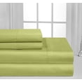 thumbnail image 3 of Oxford Collection 600 Thread Count Deep Pocket Egyptian Quality Cotton Solid Sheet Set (Twin, Sage), 3 of 3