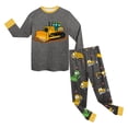 thumbnail image 5 of eczipvz Boys Pajamas 95% Cotton Truck Pjs Toddler Sleepwear Kids Winter Clothes Set,Size 3-4 Years, 5 of 5