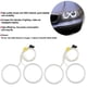 thumbnail image 4 of Anillos De Halo De Ojos De Ángel, 4 Uds., Anillos De Halo LED Para Faros Delanteros De Ojos De Ángel Blancos De Coche, 106mm/4,2 Pulgadas, Ajuste De Montaje Para E46 ANGGREK Halo Rings, 4 of 8