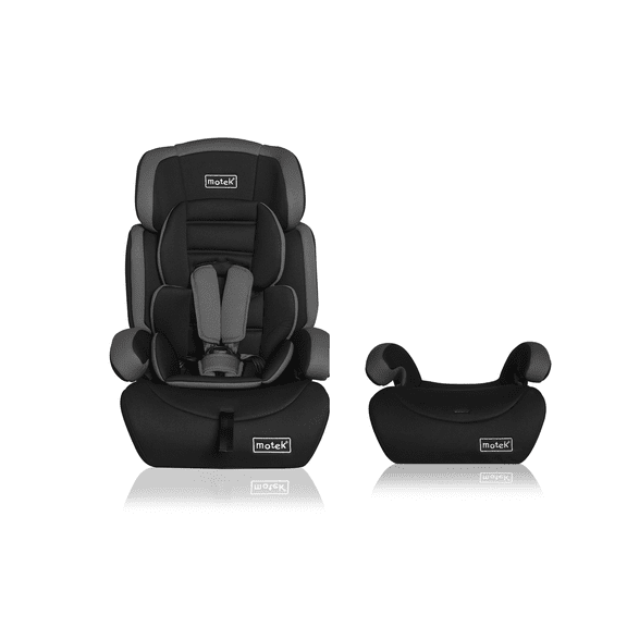 Autoasiento Silla Booster Motek Benjo 9 a 36kg Gris