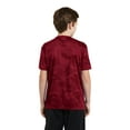 thumbnail image 2 of Sport-Tek Youth CamoHex Tee-S (Deep Red), 2 of 6