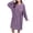 J-534 Purple, variant on Pink Ladies Plaid Quick Dry Thermal Thick Tie Knot Basic Bath Robes Bath Robes for Women Long Sleeve Fleece Lined Wool Winter Fall 2026 Clothes Regular Fit Y2K L