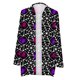 thumbnail image 4 of Cárdigan de mujer con parte delantera abierta, camiseta de manga larga, cárdigan de otoño, cárdigan suelto, camisa estampada, cárdigan, Top, cárdigan de fiesta, camisa Odeerbi ODB-2, 4 of 5