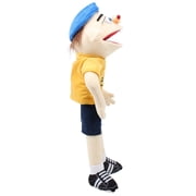uiuoutoy Jeffy Plush Toy Cosplay Jeffy Hat Hand Puppet Game Ventriloquism Prop Party Gift