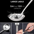 thumbnail image 4 of YOSUKATA 17" Wok Spatula and Ladle - Set of 2 Heat-Resistant Stainless Steel Wok Tools - Universal Cooking Utensils - Dishwasher Safe Wok Accessories, 4 of 9