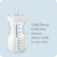 thumbnail image 4 of NUK Simply Natural Bottle with SafeTemp, 9 oz, 2 Pack, 1+ Months, 4 of 8