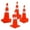 18INCH*20, variant on Juiluna 6 Pack Traffic Safety Cones - 28" PVC Orange Cones with Reflective Collars for Parking, Construction, and Driving Training - Durable Road Caution Cones for Traffic Control