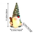 thumbnail image 2 of 12" Lighted Christmas Gnomes Decorations for Home, Handmade Christmas Gnomes Plush with LED Light Scandinavian Swedish Tomte Battery Operated Elf Doll Xmas Ornaments, 2 of 7