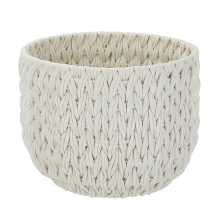 Better Homes & Gardens Extra Large White Woven Rope Decorative Storage Basket