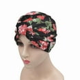 thumbnail image 3 of EnJoCho Women's Outdoor Travel Hat Cancer Head Hat Cap Ethnic Boho Floral Hair Cover Wrap Turban Headwear Turban Cap, 3 of 5