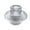 A, variant on Pebbuoy Double-sided Glass Candle Holder Clear Taper Pillar Tealight Candle Candleholder Candlestick Wedding Party Table Centerpiece Decoration