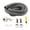 Gray Hose, variant on BAOSITY Generic Bilge Pump Hose, 1-1/8 inch Plumbing Installation Kit, Accessories Convenient Easy to Use 90 Degree Elbow for Boat Black Elbow