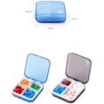 thumbnail image 2 of 2Pcs Boîte de Rangement de Médicament Portable pour Voyager, Réutilisable, Mini Boîte de Rangement Multifonction, Adapté à la Médecine, Câble d'Écouteur, Bijoux, etc., 2 of 8