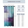 thumbnail image 6 of Purple Teal Thermal Insulated Blackout Curtains for Bedroom 84 Length Mottled Graffiti Color Block Abstract Geometric Room Darkening Curtain 1 Panel Grommet Window Curtain Drape for Living Room, 6 of 7