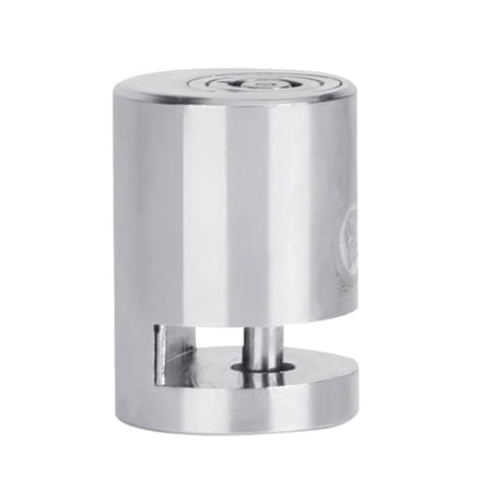 Raindrops Motorcycle Disc Brake Lock Anti-theft Wheel Disc Brake Lock Security 5.5mm Locking Pin for Motorbike Scooter Bike (Silver)