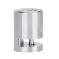 Raindrops Motorcycle Disc Brake Lock Anti-theft Wheel Disc Brake Lock Security 5.5mm Locking Pin for Motorbike Scooter Bike (Silver)