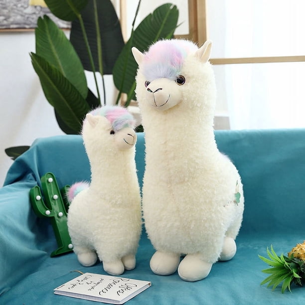 Peluche De Alpaca Gigante De 46 Cm – Muñeco De Llama Suave Y Esponjoso, Almohada Para Abrazar, Regalo Para Niños Y Adultos